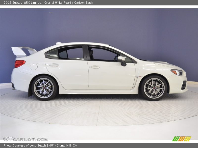 Crystal White Pearl / Carbon Black 2015 Subaru WRX Limited