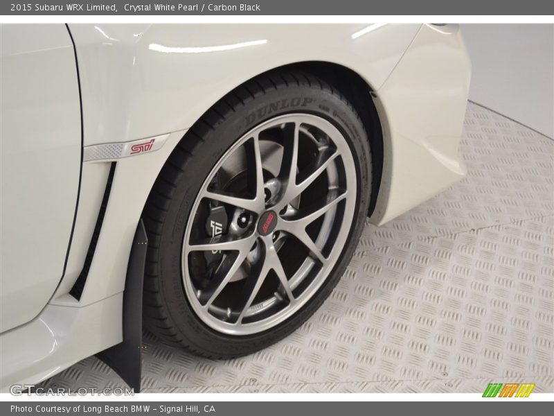 Crystal White Pearl / Carbon Black 2015 Subaru WRX Limited