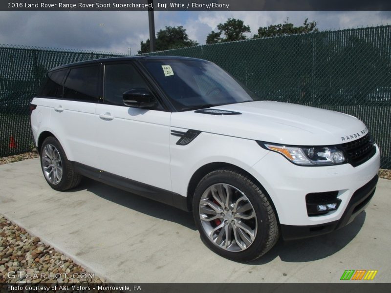 Fuji White / Ebony/Ebony 2016 Land Rover Range Rover Sport Supercharged