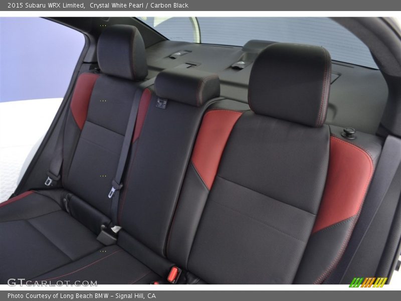 Crystal White Pearl / Carbon Black 2015 Subaru WRX Limited