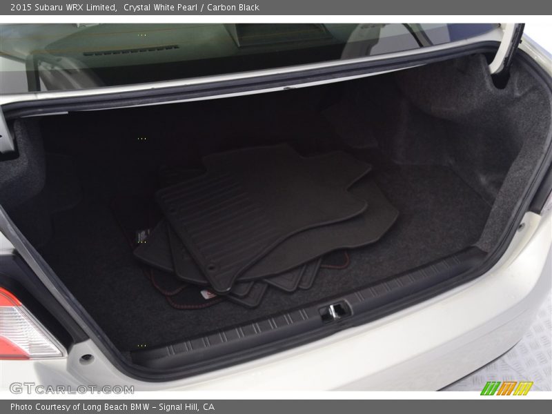 Crystal White Pearl / Carbon Black 2015 Subaru WRX Limited