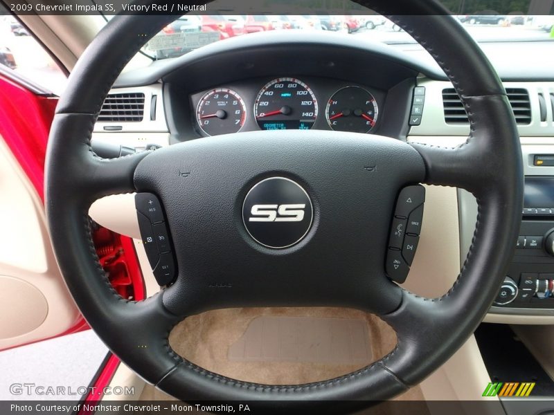 Victory Red / Neutral 2009 Chevrolet Impala SS