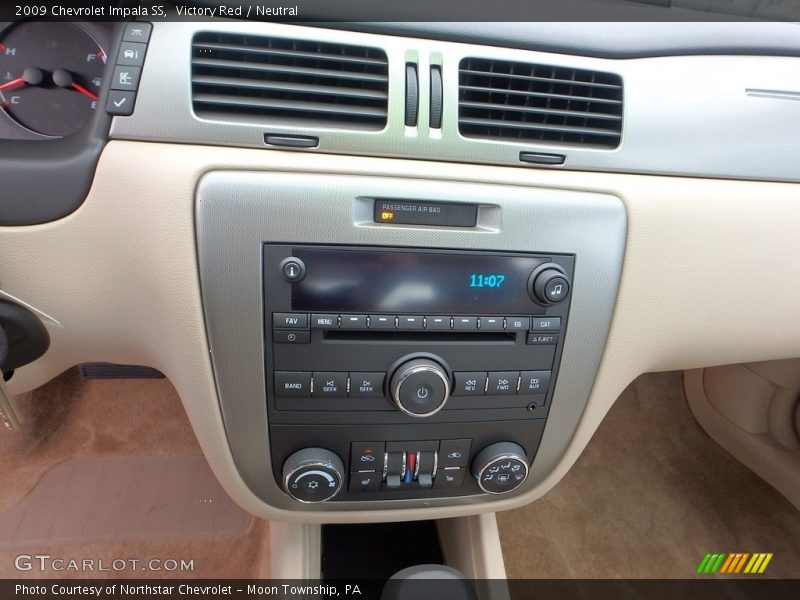 Victory Red / Neutral 2009 Chevrolet Impala SS