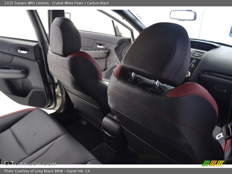 Crystal White Pearl / Carbon Black 2015 Subaru WRX Limited