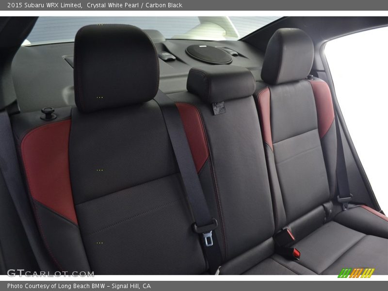 Crystal White Pearl / Carbon Black 2015 Subaru WRX Limited