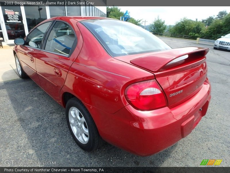 Flame Red / Dark Slate Gray 2003 Dodge Neon SXT