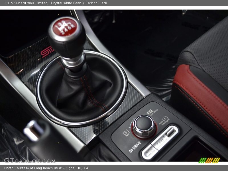 Crystal White Pearl / Carbon Black 2015 Subaru WRX Limited