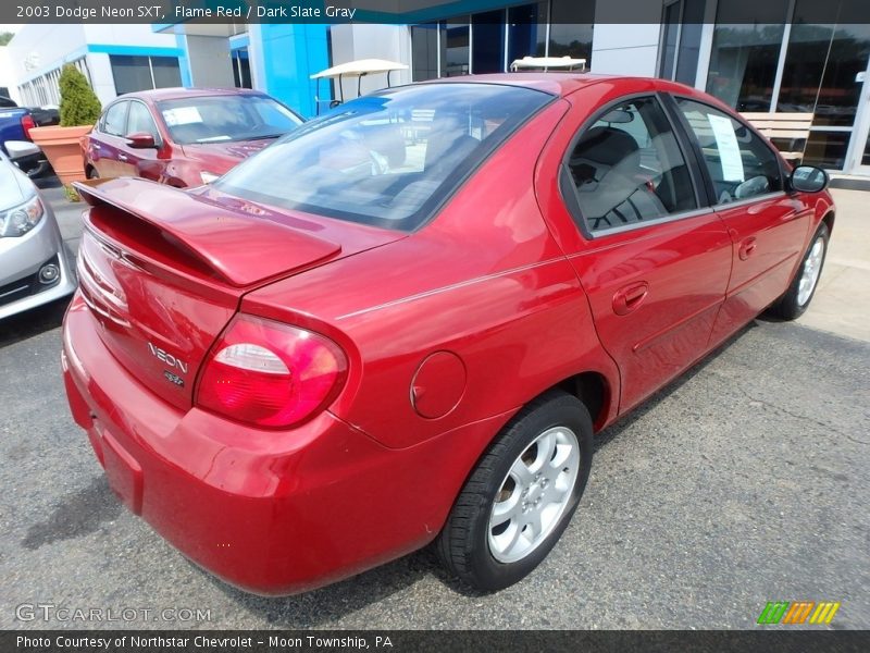 Flame Red / Dark Slate Gray 2003 Dodge Neon SXT