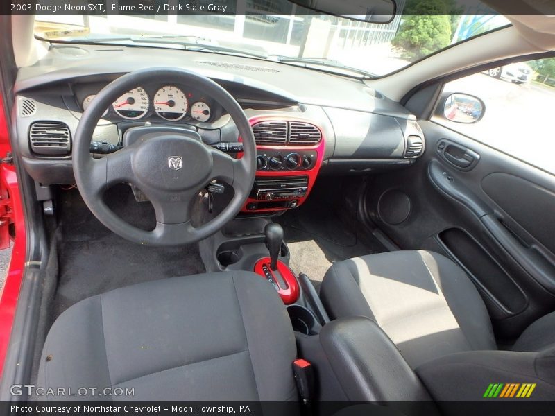 Flame Red / Dark Slate Gray 2003 Dodge Neon SXT