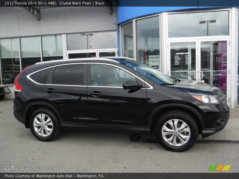 Crystal Black Pearl / Black 2012 Honda CR-V EX-L 4WD