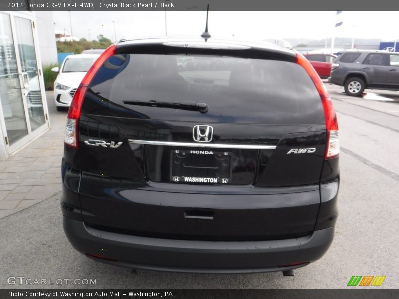 Crystal Black Pearl / Black 2012 Honda CR-V EX-L 4WD