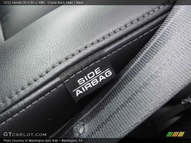Crystal Black Pearl / Black 2012 Honda CR-V EX-L 4WD