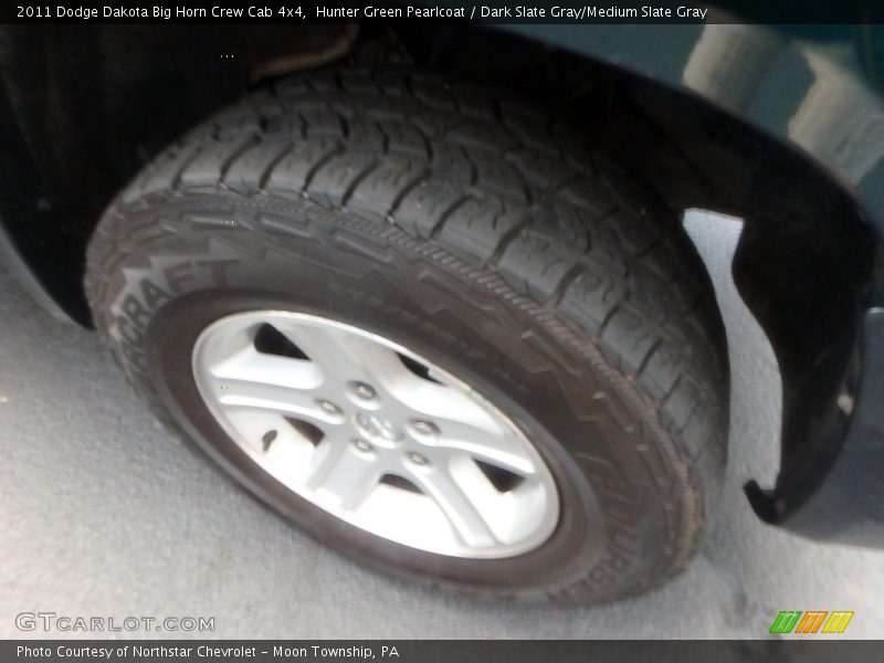 Hunter Green Pearlcoat / Dark Slate Gray/Medium Slate Gray 2011 Dodge Dakota Big Horn Crew Cab 4x4