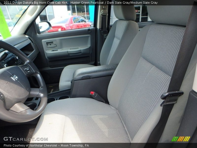 Hunter Green Pearlcoat / Dark Slate Gray/Medium Slate Gray 2011 Dodge Dakota Big Horn Crew Cab 4x4