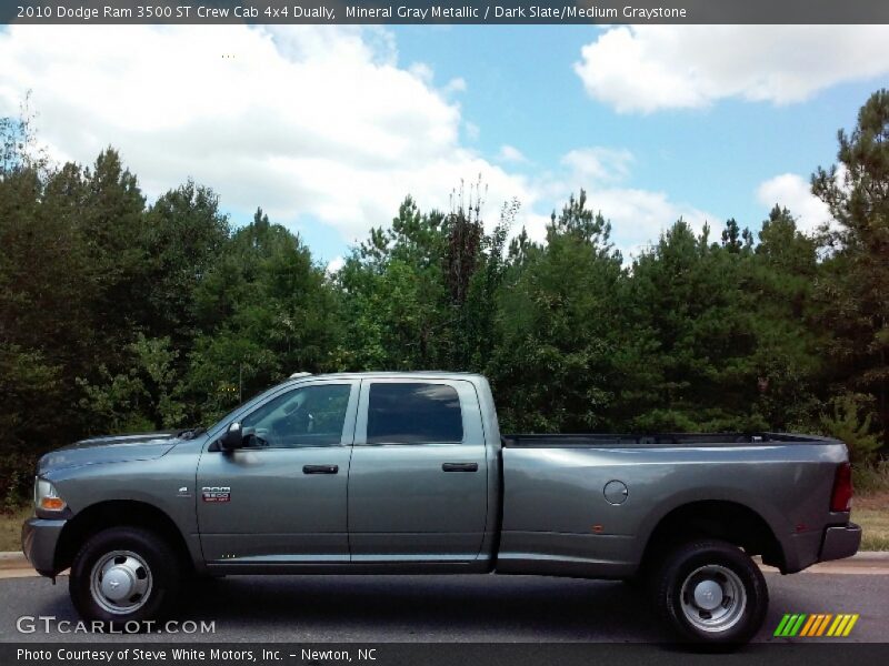 Mineral Gray Metallic / Dark Slate/Medium Graystone 2010 Dodge Ram 3500 ST Crew Cab 4x4 Dually