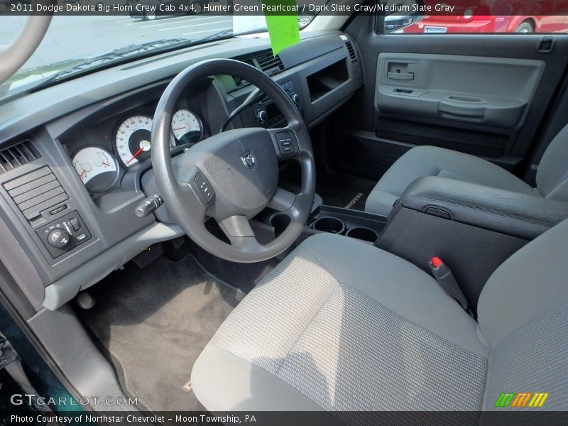 Hunter Green Pearlcoat / Dark Slate Gray/Medium Slate Gray 2011 Dodge Dakota Big Horn Crew Cab 4x4