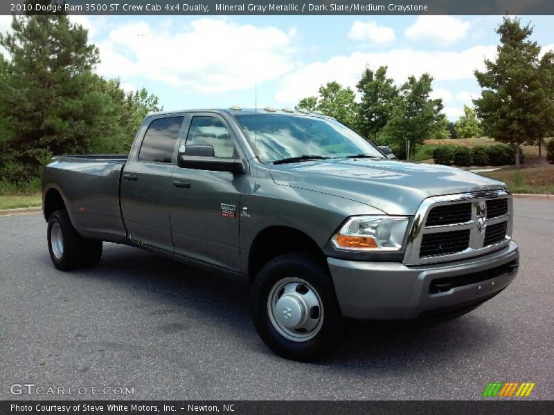 Mineral Gray Metallic / Dark Slate/Medium Graystone 2010 Dodge Ram 3500 ST Crew Cab 4x4 Dually