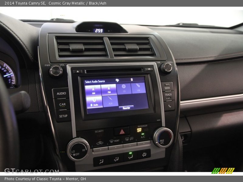 Cosmic Gray Metallic / Black/Ash 2014 Toyota Camry SE