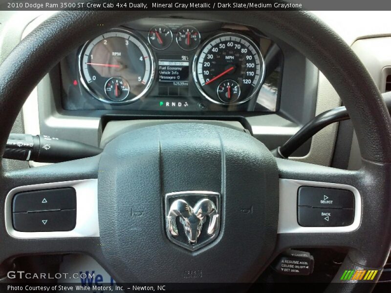 Mineral Gray Metallic / Dark Slate/Medium Graystone 2010 Dodge Ram 3500 ST Crew Cab 4x4 Dually