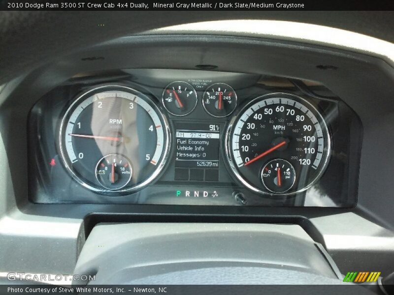 Mineral Gray Metallic / Dark Slate/Medium Graystone 2010 Dodge Ram 3500 ST Crew Cab 4x4 Dually