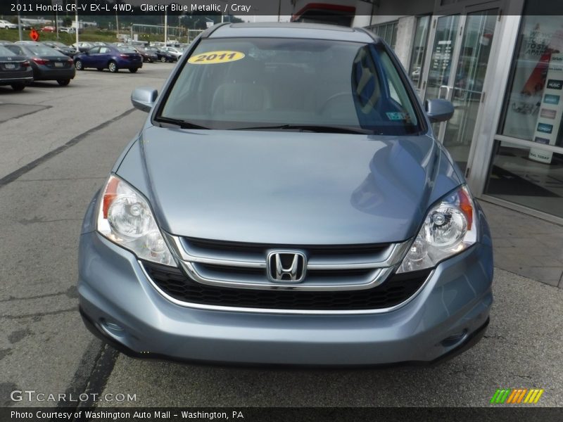 Glacier Blue Metallic / Gray 2011 Honda CR-V EX-L 4WD
