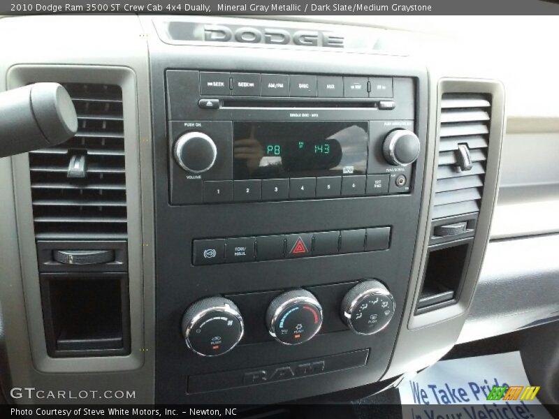 Mineral Gray Metallic / Dark Slate/Medium Graystone 2010 Dodge Ram 3500 ST Crew Cab 4x4 Dually