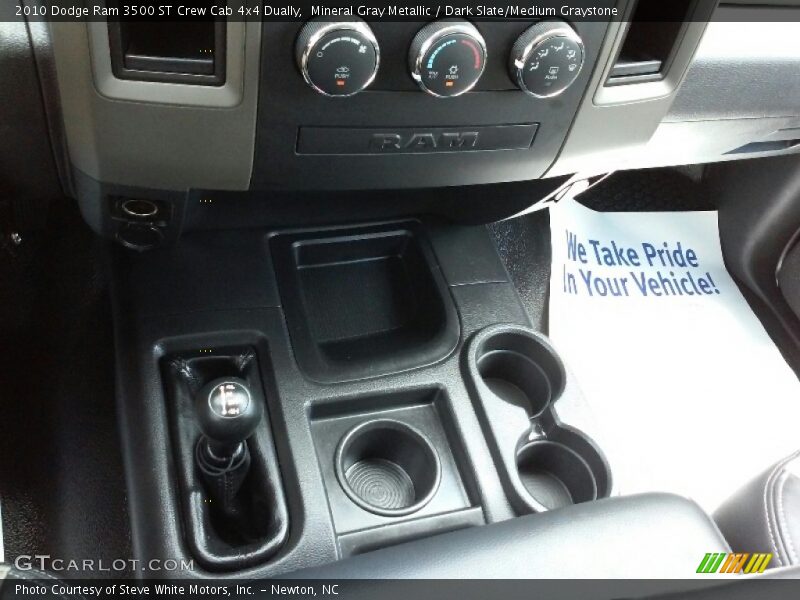 Mineral Gray Metallic / Dark Slate/Medium Graystone 2010 Dodge Ram 3500 ST Crew Cab 4x4 Dually