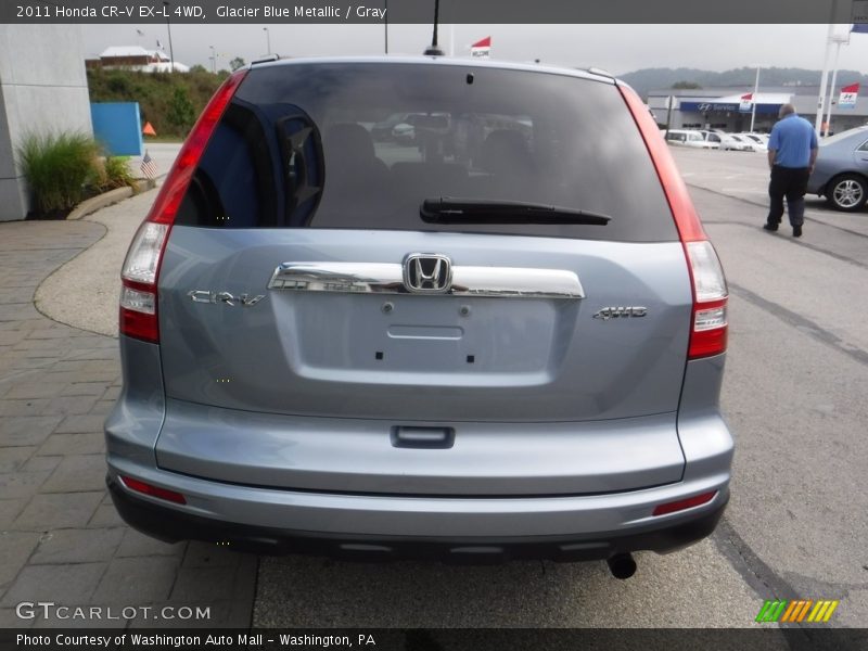 Glacier Blue Metallic / Gray 2011 Honda CR-V EX-L 4WD