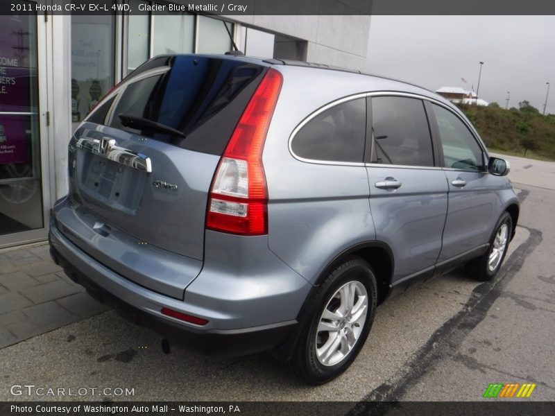 Glacier Blue Metallic / Gray 2011 Honda CR-V EX-L 4WD