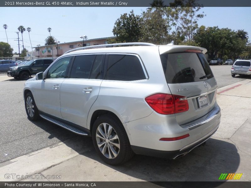 Iridium Silver Metallic / Grey 2013 Mercedes-Benz GL 450 4Matic