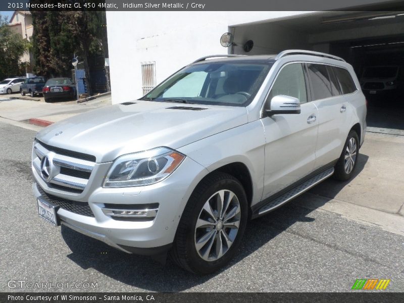 Iridium Silver Metallic / Grey 2013 Mercedes-Benz GL 450 4Matic