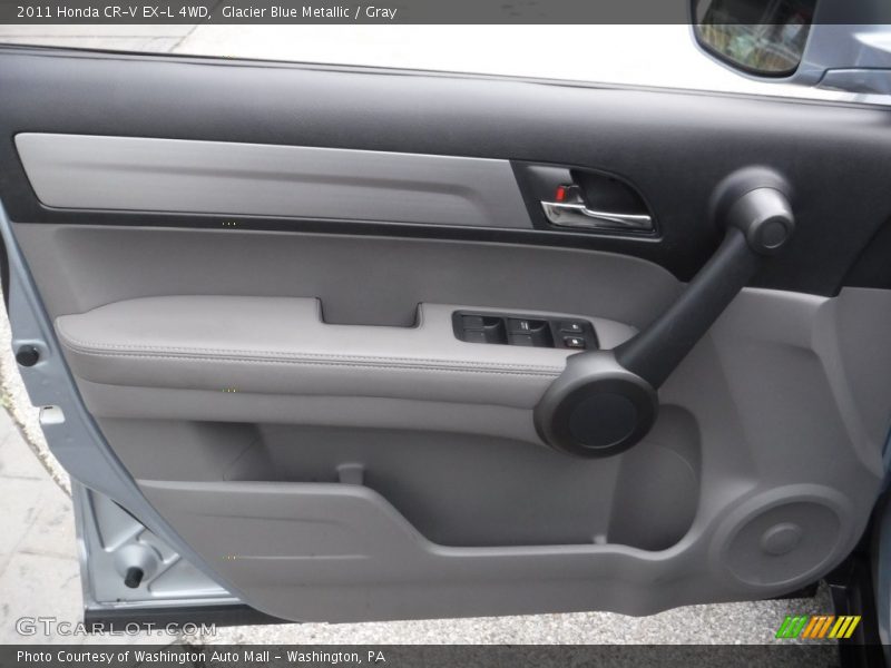 Glacier Blue Metallic / Gray 2011 Honda CR-V EX-L 4WD