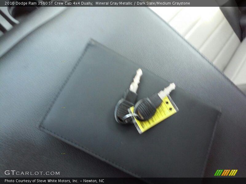 Mineral Gray Metallic / Dark Slate/Medium Graystone 2010 Dodge Ram 3500 ST Crew Cab 4x4 Dually