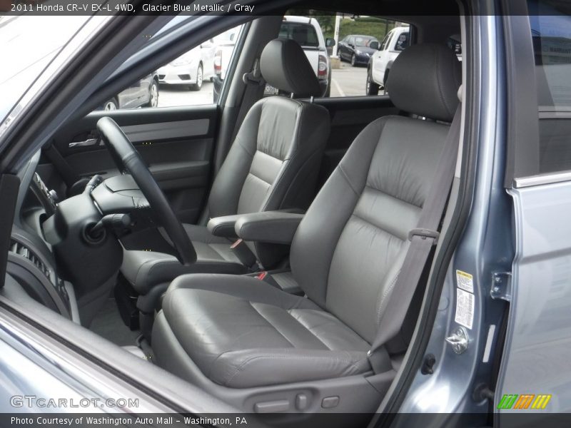 Glacier Blue Metallic / Gray 2011 Honda CR-V EX-L 4WD