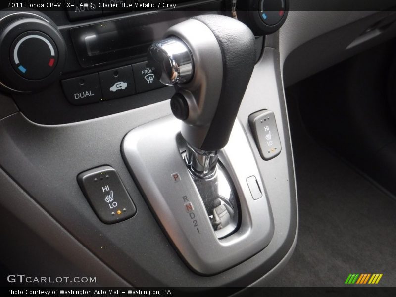 Glacier Blue Metallic / Gray 2011 Honda CR-V EX-L 4WD