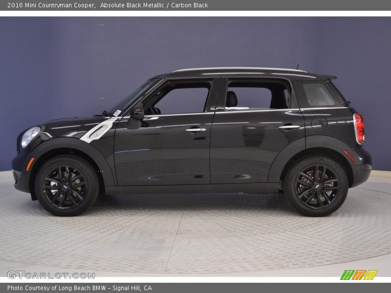 Absolute Black Metallic / Carbon Black 2016 Mini Countryman Cooper