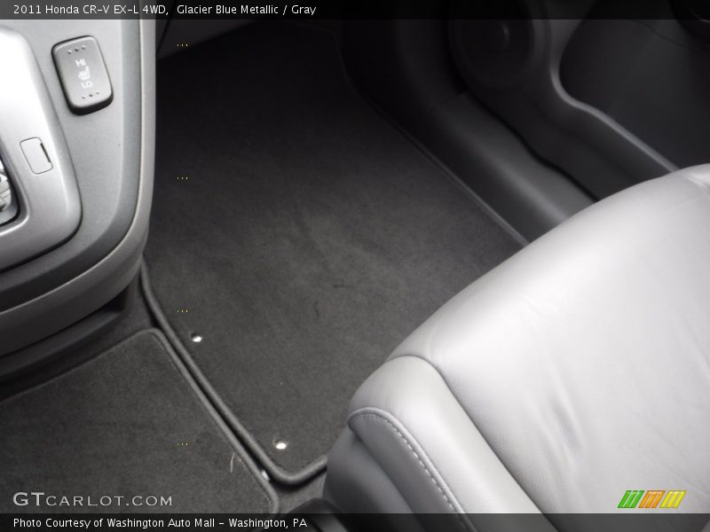 Glacier Blue Metallic / Gray 2011 Honda CR-V EX-L 4WD