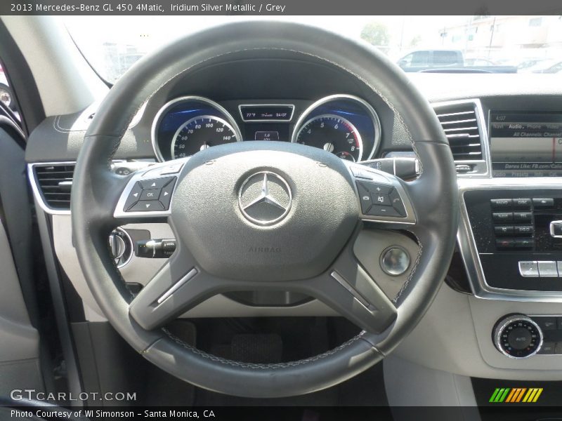 Iridium Silver Metallic / Grey 2013 Mercedes-Benz GL 450 4Matic