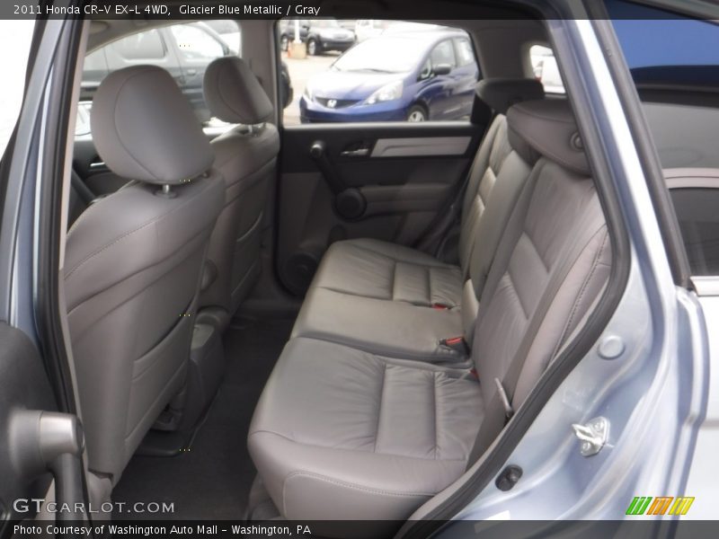 Glacier Blue Metallic / Gray 2011 Honda CR-V EX-L 4WD