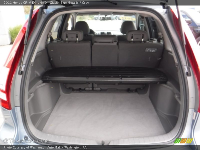 Glacier Blue Metallic / Gray 2011 Honda CR-V EX-L 4WD