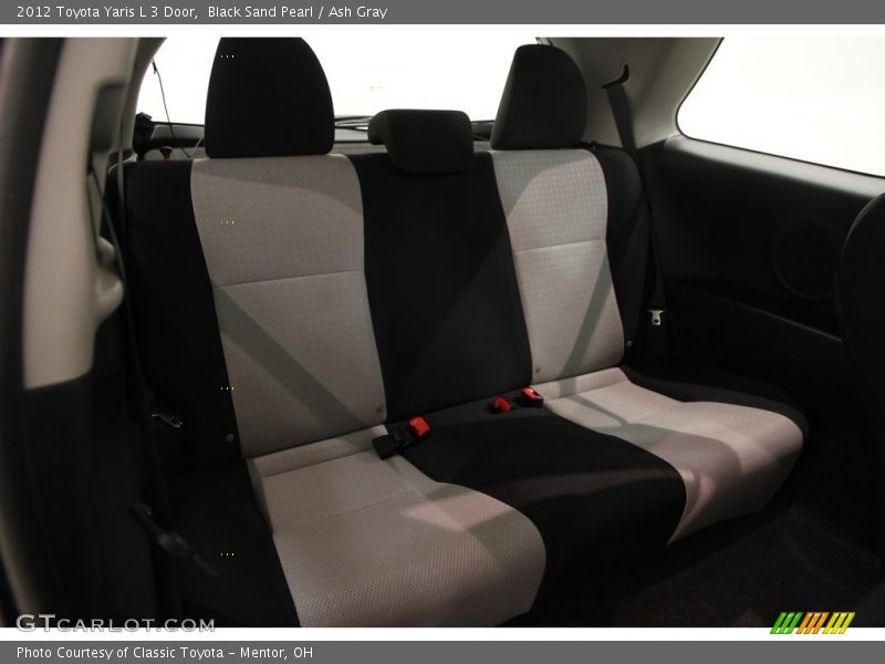 Black Sand Pearl / Ash Gray 2012 Toyota Yaris L 3 Door