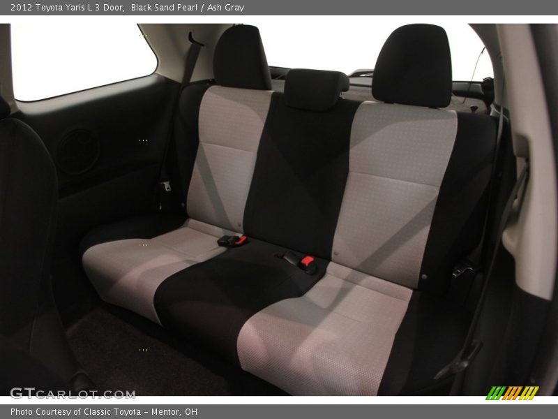 Black Sand Pearl / Ash Gray 2012 Toyota Yaris L 3 Door