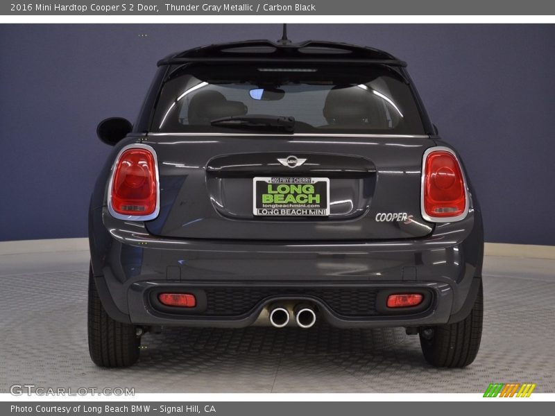 Thunder Gray Metallic / Carbon Black 2016 Mini Hardtop Cooper S 2 Door
