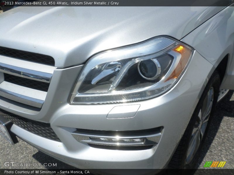 Iridium Silver Metallic / Grey 2013 Mercedes-Benz GL 450 4Matic