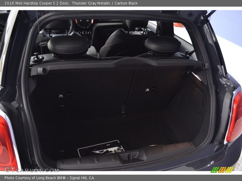 Thunder Gray Metallic / Carbon Black 2016 Mini Hardtop Cooper S 2 Door