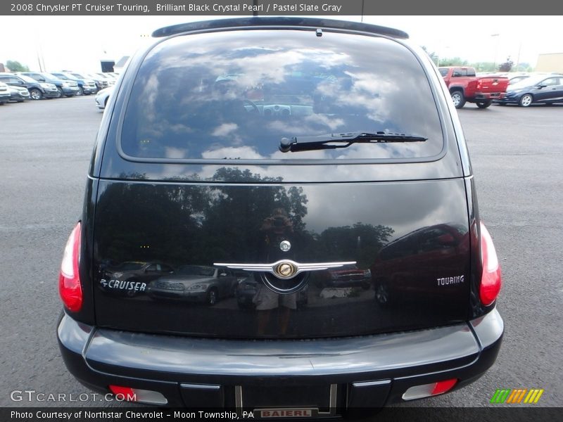 Brilliant Black Crystal Pearl / Pastel Slate Gray 2008 Chrysler PT Cruiser Touring