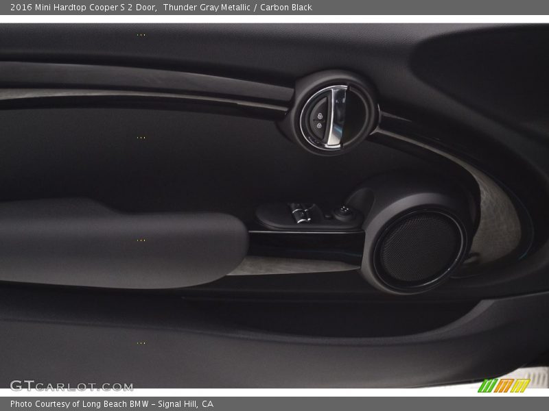 Thunder Gray Metallic / Carbon Black 2016 Mini Hardtop Cooper S 2 Door