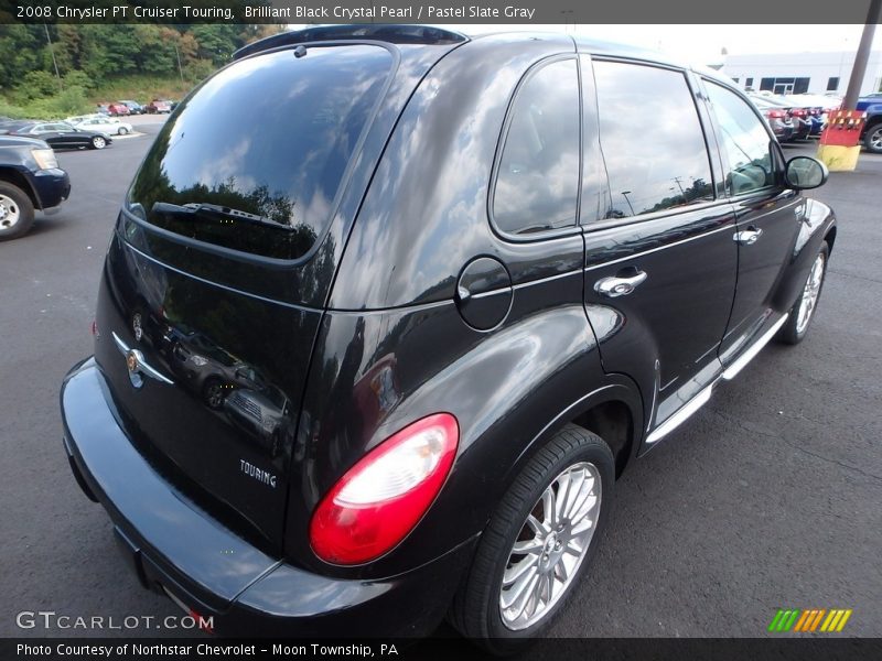 Brilliant Black Crystal Pearl / Pastel Slate Gray 2008 Chrysler PT Cruiser Touring