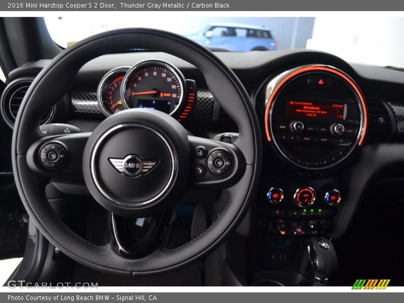 Thunder Gray Metallic / Carbon Black 2016 Mini Hardtop Cooper S 2 Door