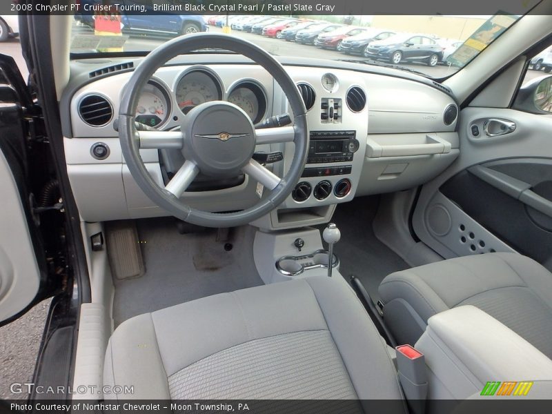 Brilliant Black Crystal Pearl / Pastel Slate Gray 2008 Chrysler PT Cruiser Touring
